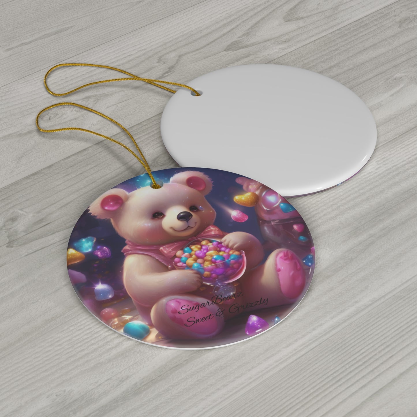 Ceramic Ornament, 4 Shapes