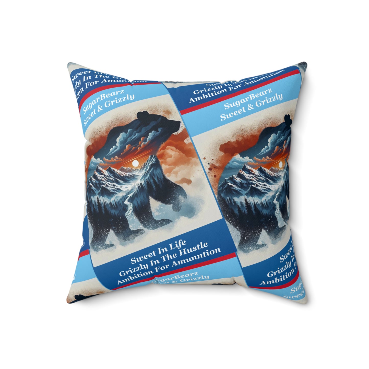Spun Polyester Square Pillow