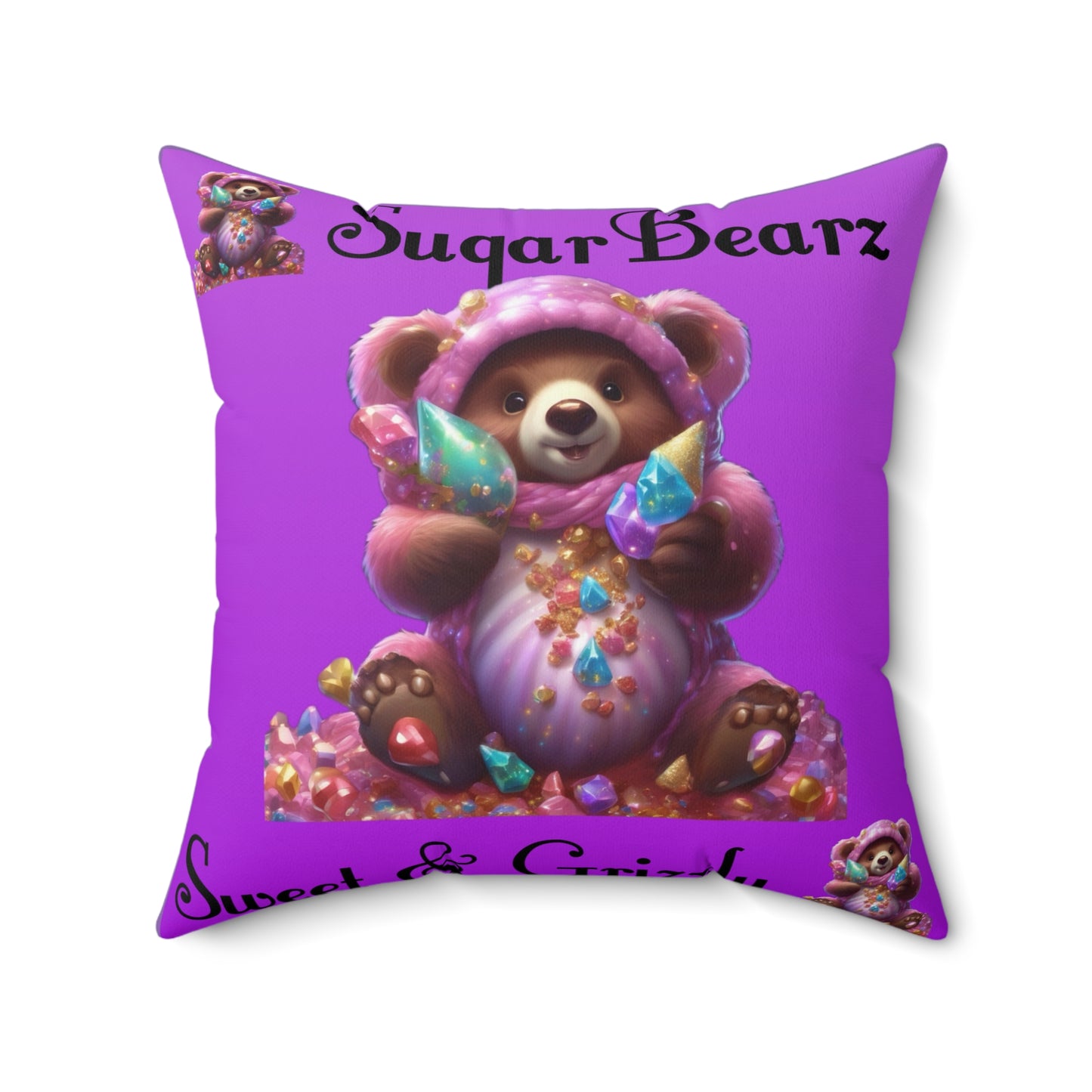 Spun Polyester Square Pillow