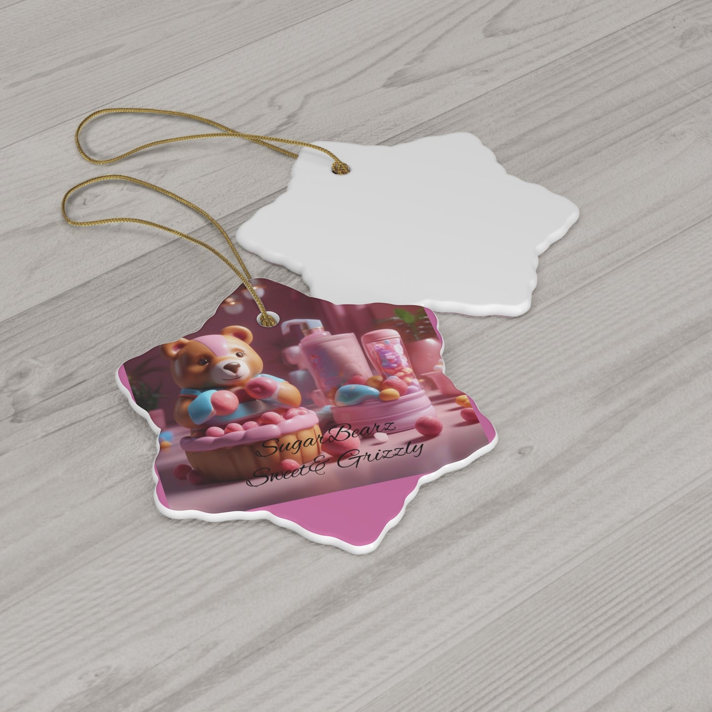 Ceramic Ornament, 4 Shapes