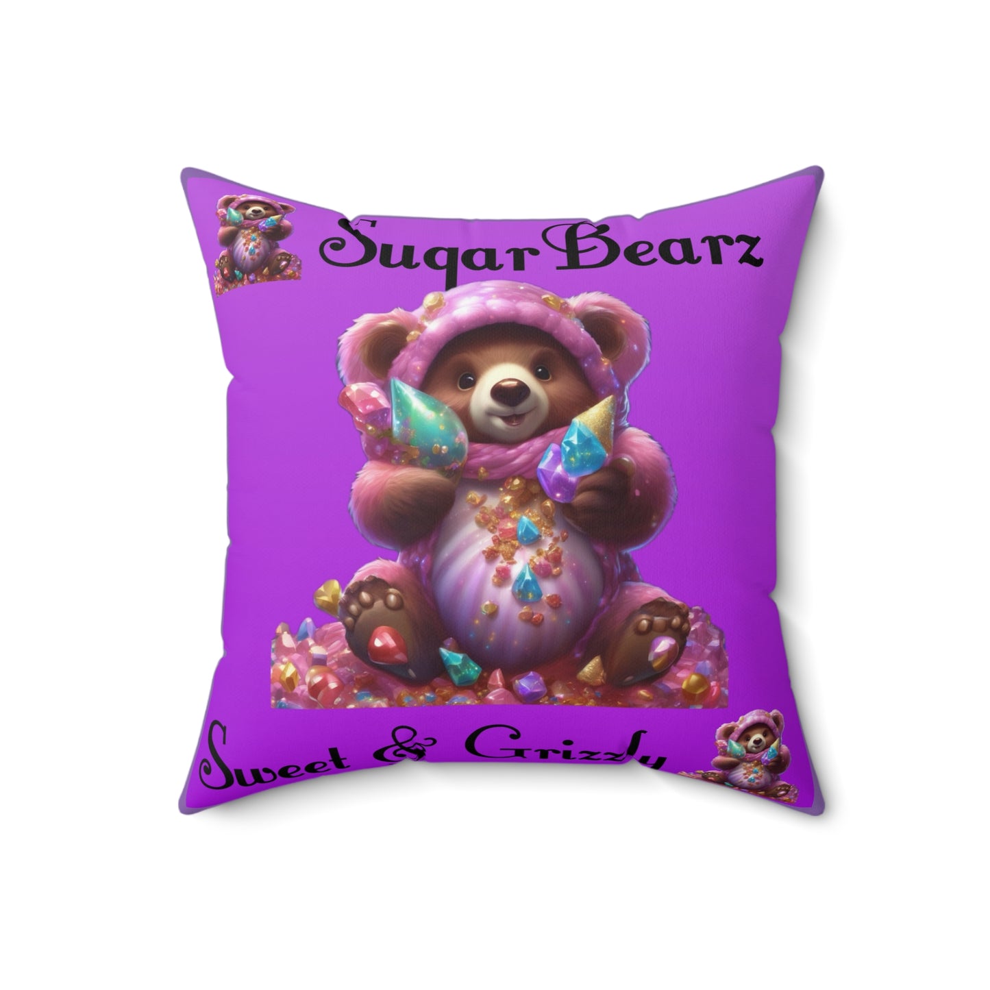 Spun Polyester Square Pillow