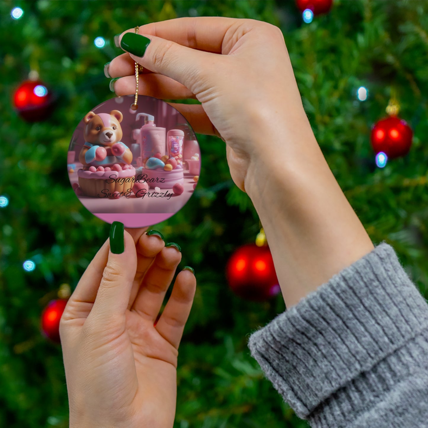 Ceramic Ornament, 4 Shapes