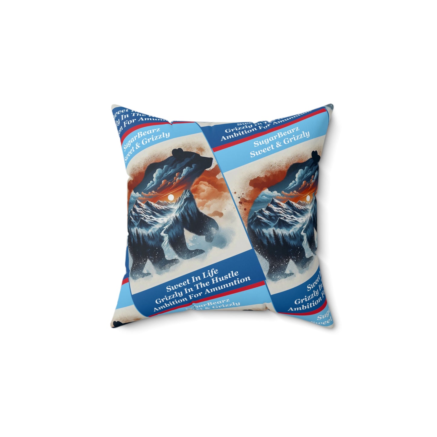Spun Polyester Square Pillow