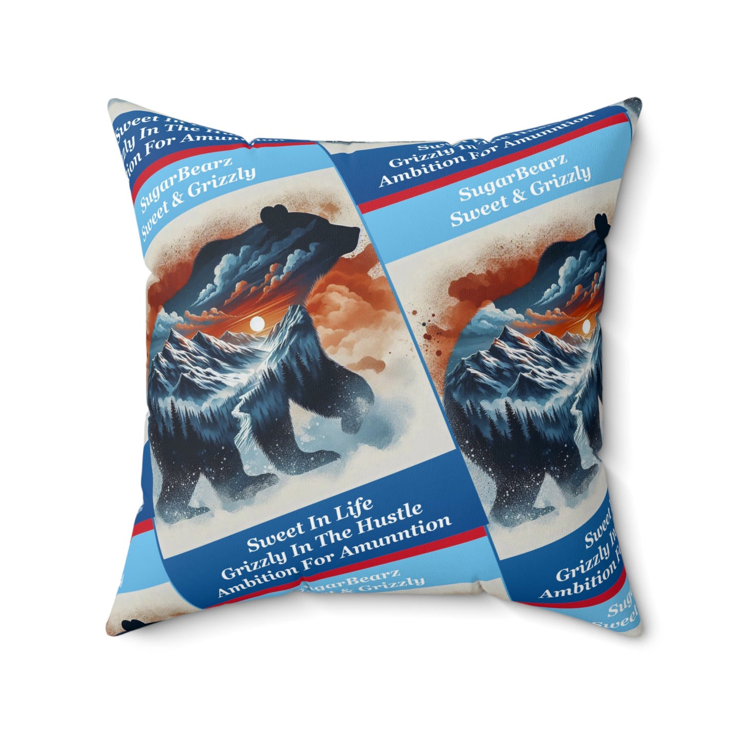 Spun Polyester Square Pillow