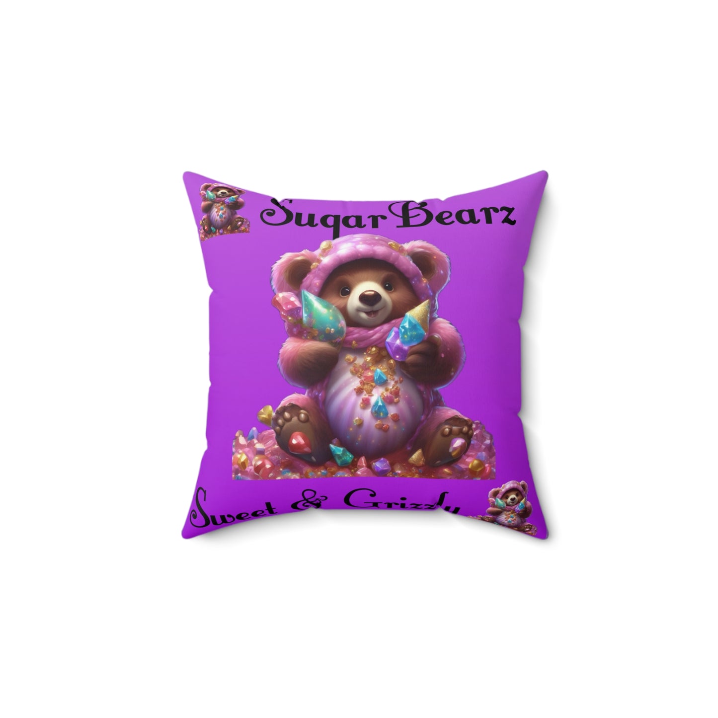 Spun Polyester Square Pillow