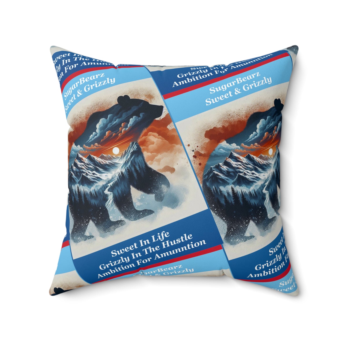 Spun Polyester Square Pillow