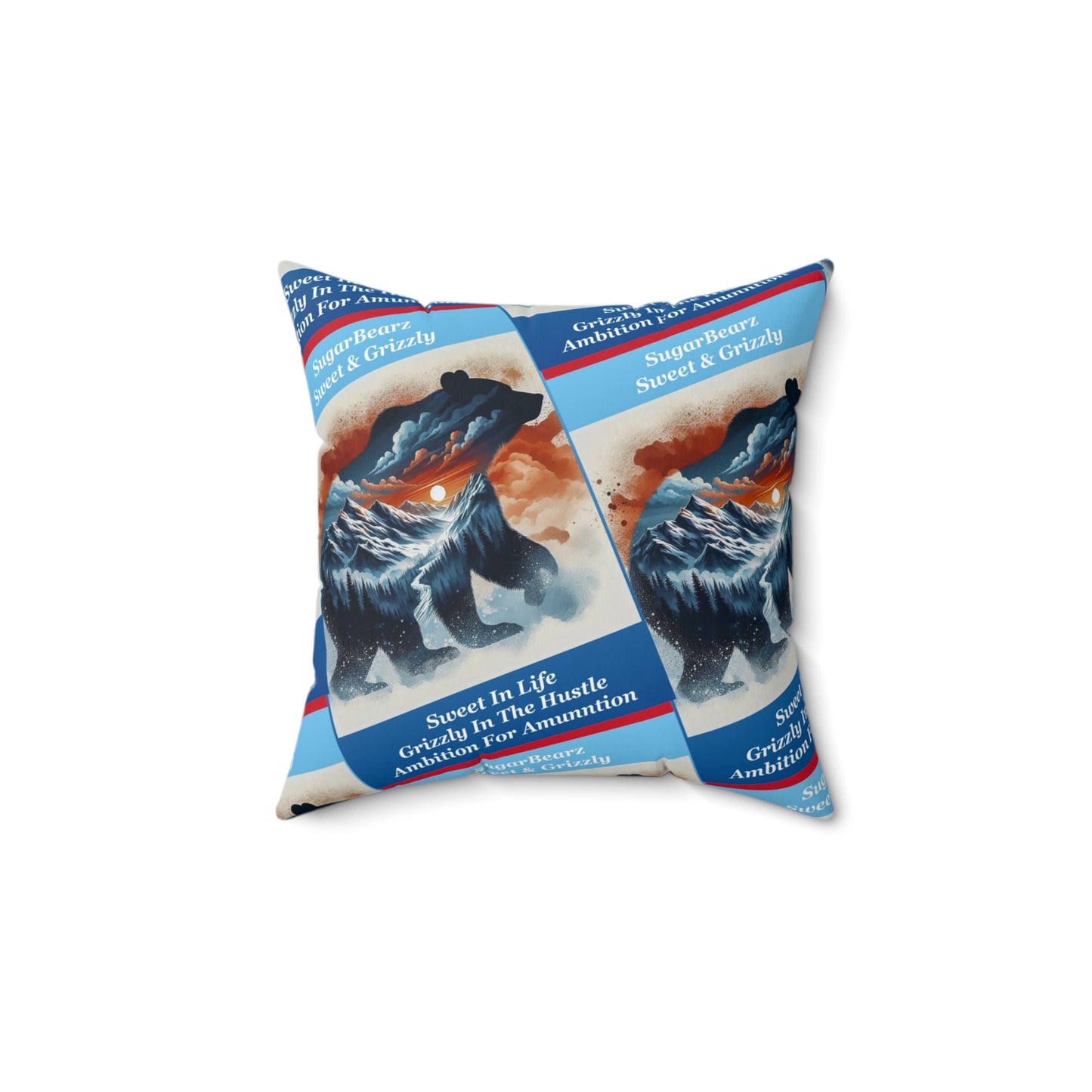 Spun Polyester Square Pillow
