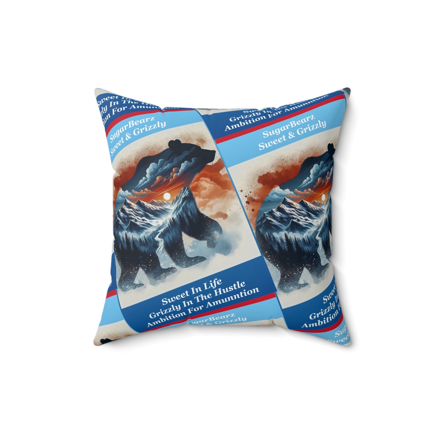 Spun Polyester Square Pillow