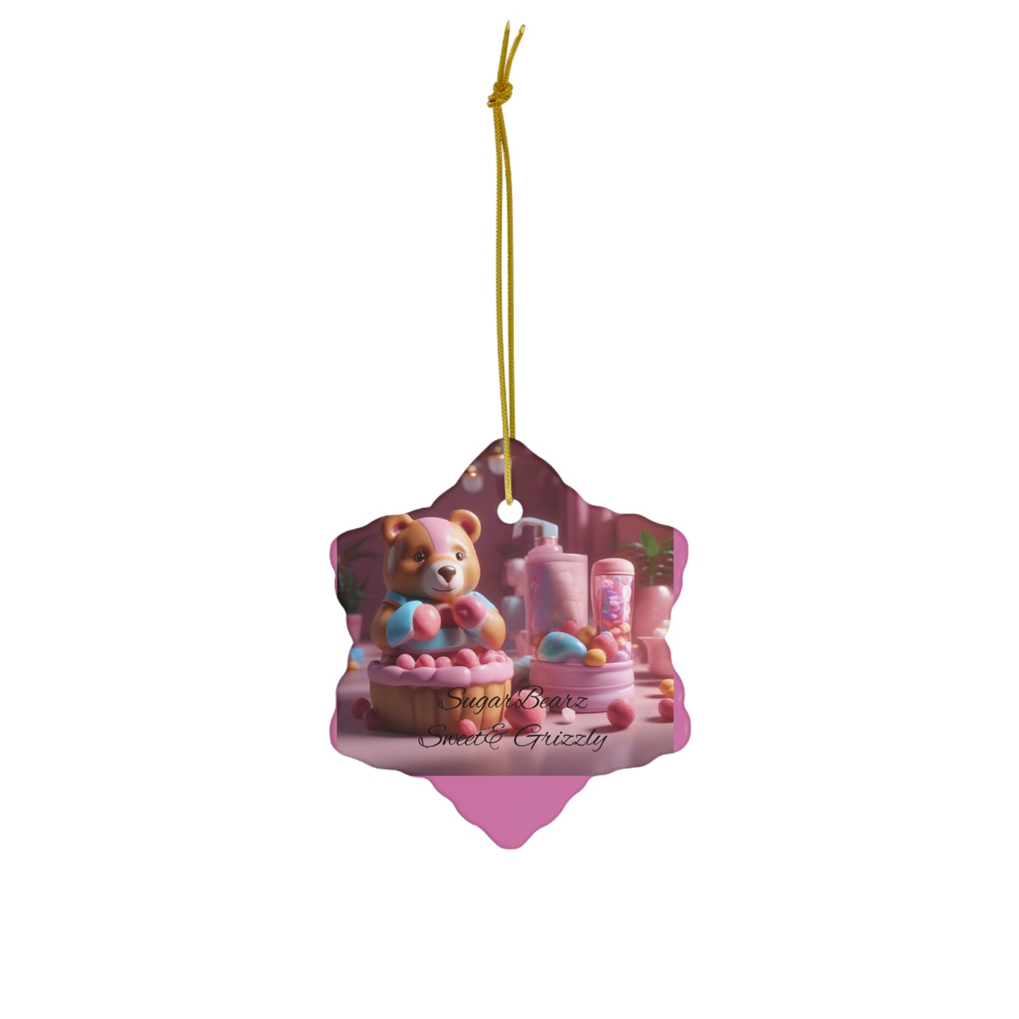Ceramic Ornament, 4 Shapes
