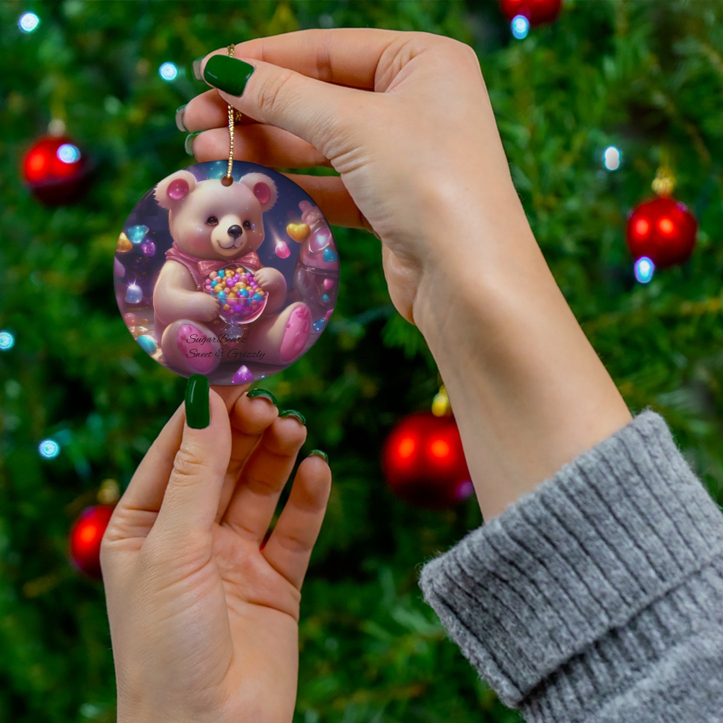 Ceramic Ornament, 4 Shapes