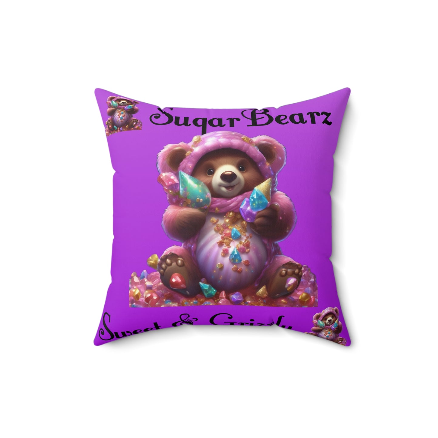 Spun Polyester Square Pillow