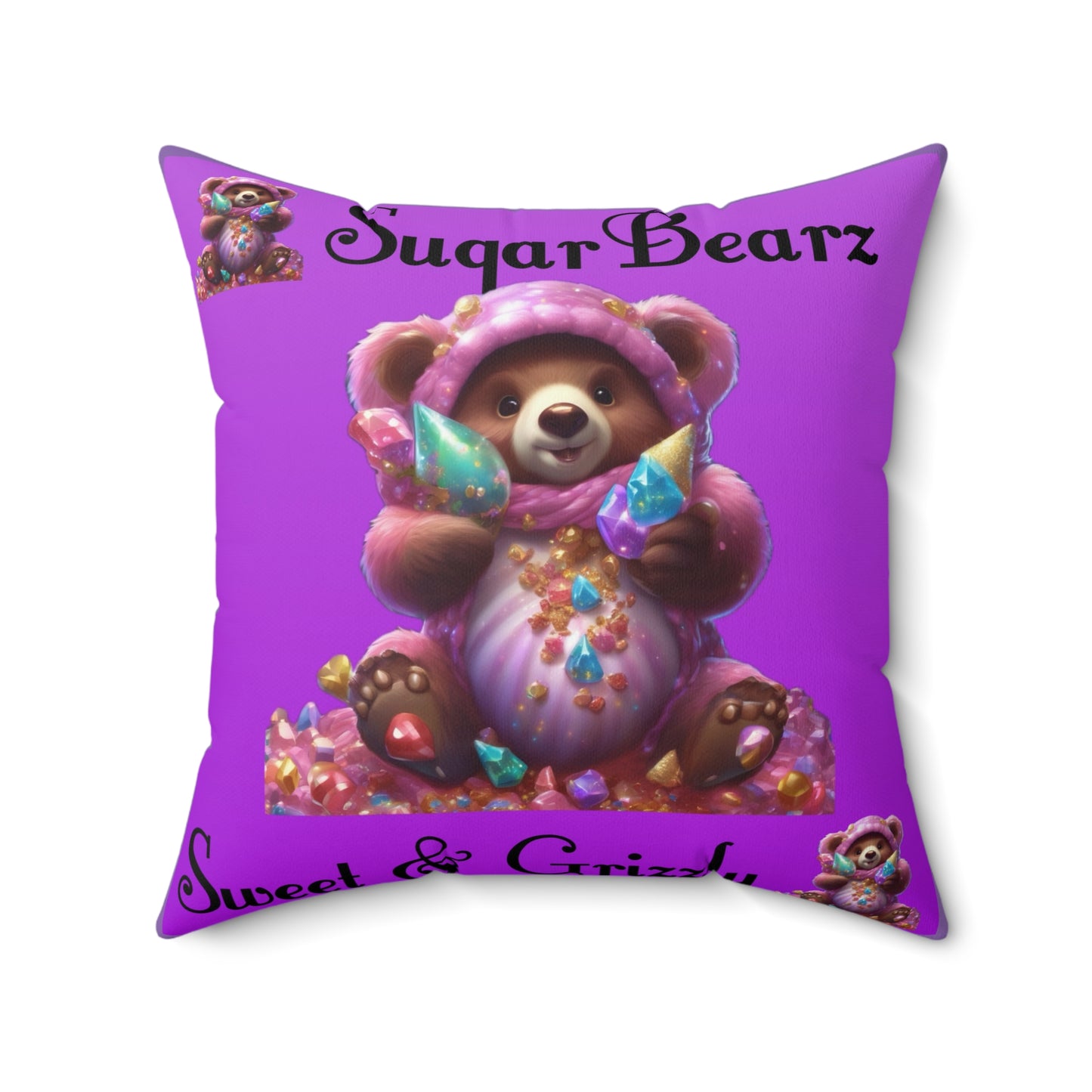 Spun Polyester Square Pillow