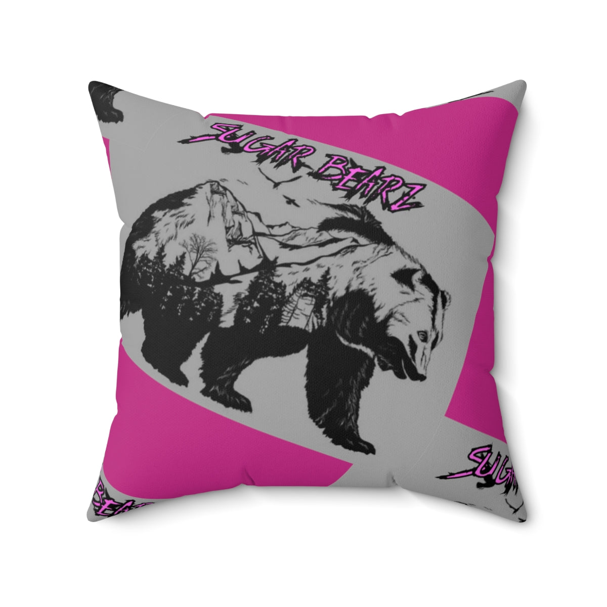 Spun Polyester Square Pillow