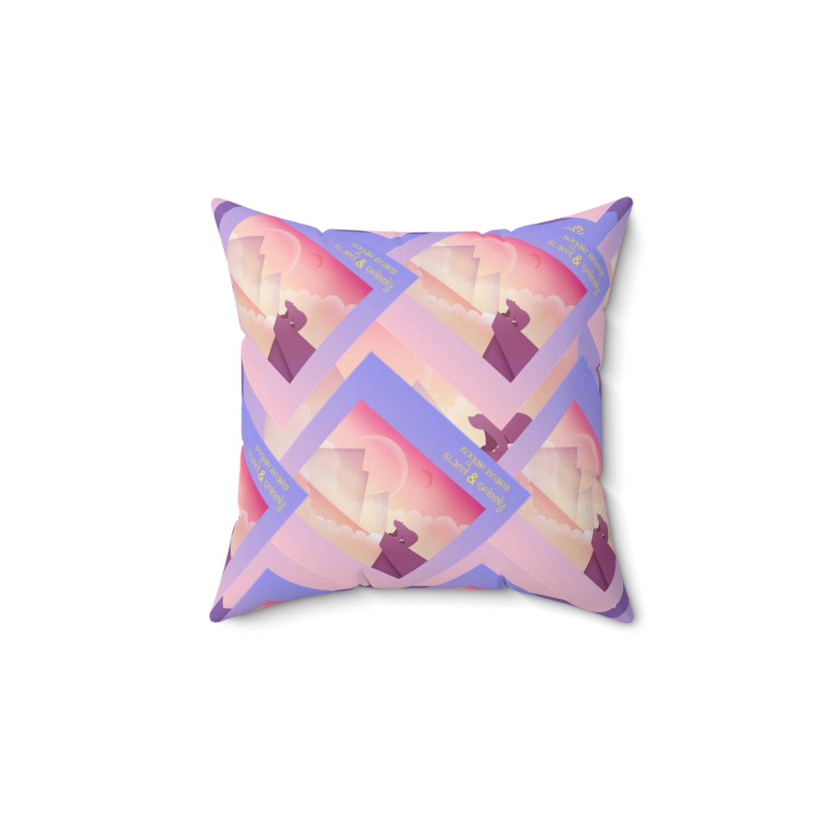 Spun Polyester Square Pillow