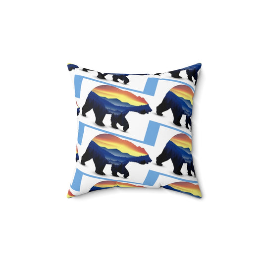 Spun Polyester Square Pillow