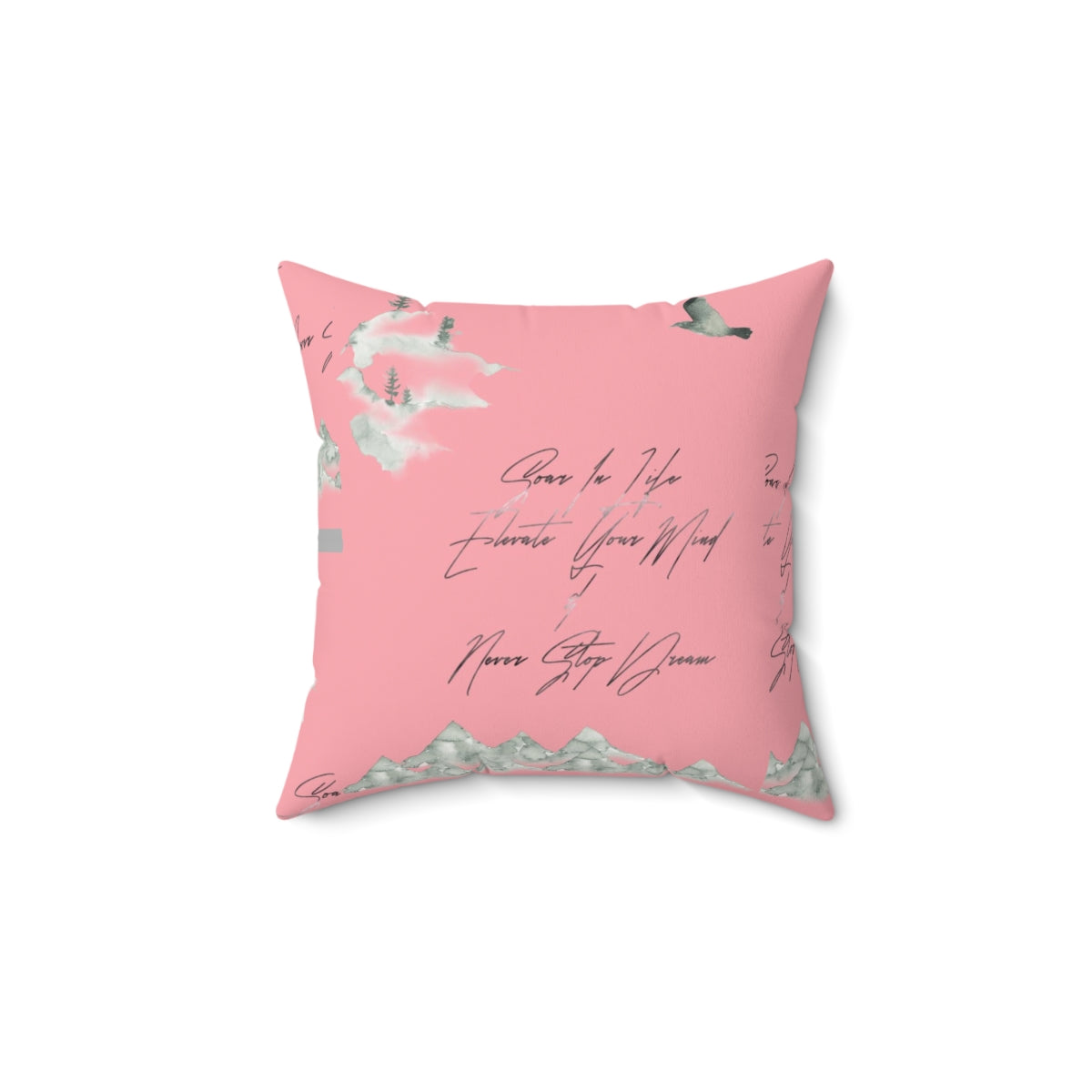 Spun Polyester Square Pillow